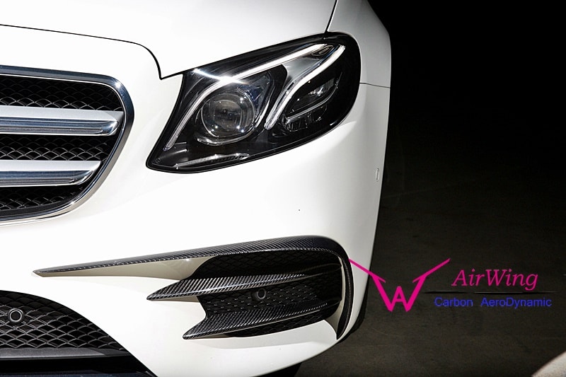 W213 - Future-Design style carbon front Canard (6 pcs) 05